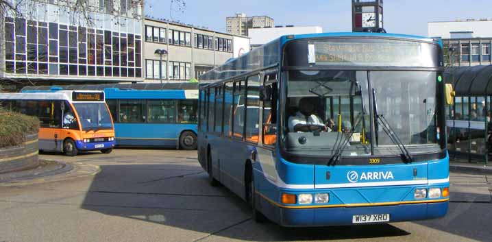 Arriva Shires Volvo B10BLE Wright 3309